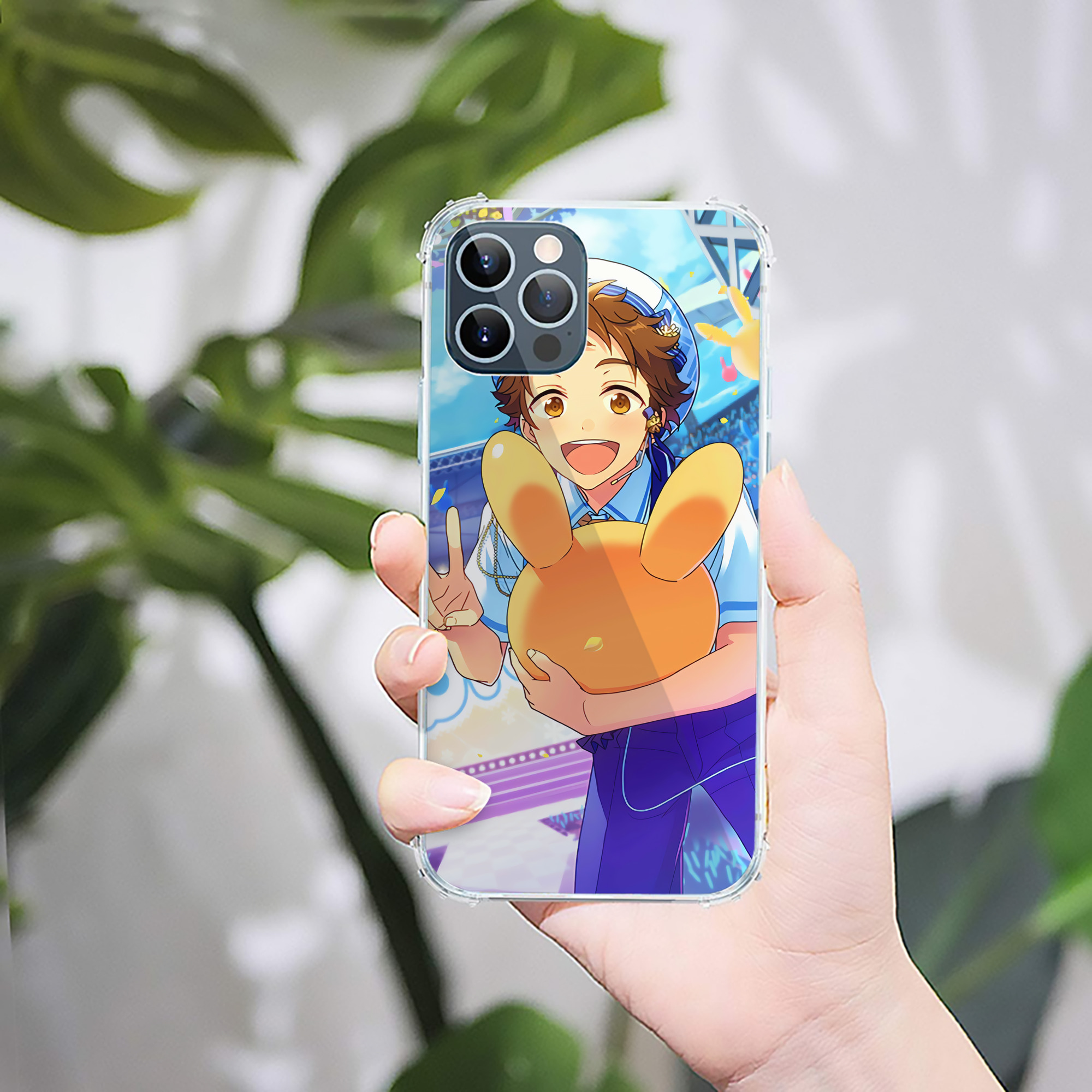 （画像用） あんさんぶるスターズ! Ensemble Stars 【iPhone 12シリーズ対応】透明スマホケース（クリアソフトケース）